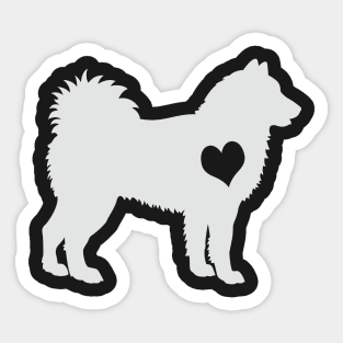 Adore Alaskan Malamutes Sticker